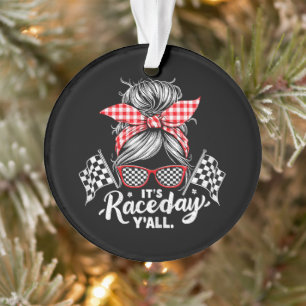 It's Race Day Y'all Racing Ornament