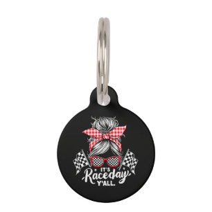 It's Race Day Y'all Racing Pet Tag
