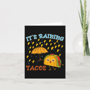 Its Raining Tacos Cinco De Mayo Funny Mexican Boy Card