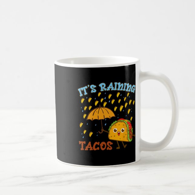 Its Raining Tacos Cinco De Mayo Funny Mexican Boy  Coffee Mug (Right)