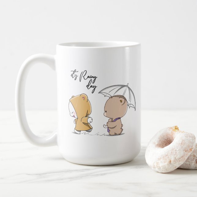 It's rainy day | 15# Classic Mug (With Donut)