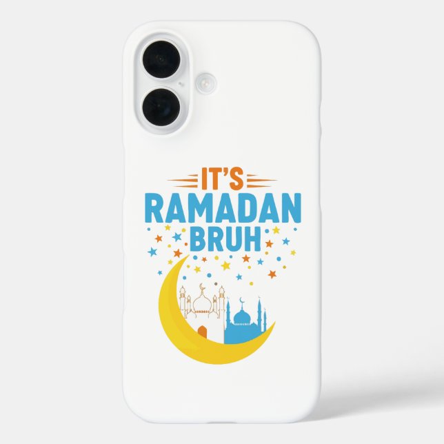 It's Ramadan Bruh Muslim Ramadan Mubarak Eid Men  Case-Mate iPhone Case (Back)