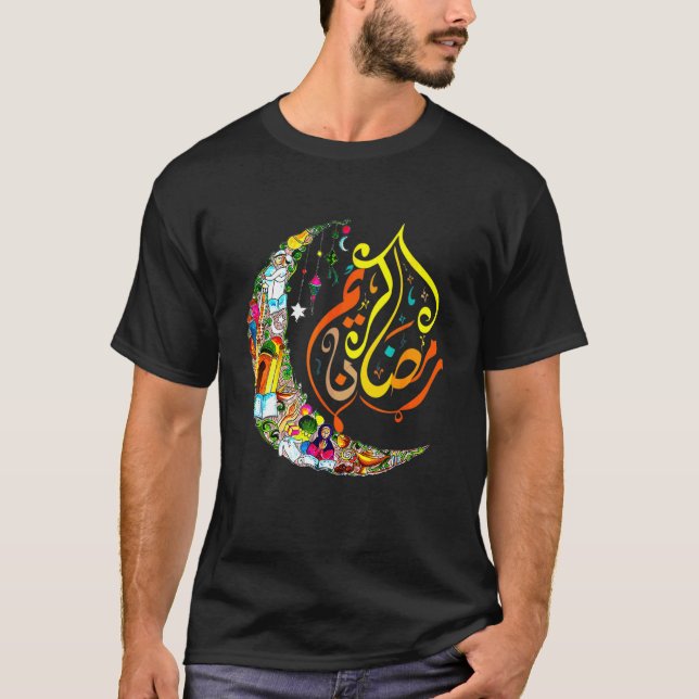 Its Ramadan  Muslim Eid Mubarak Islamic Happy Rama T-Shirt (Front)