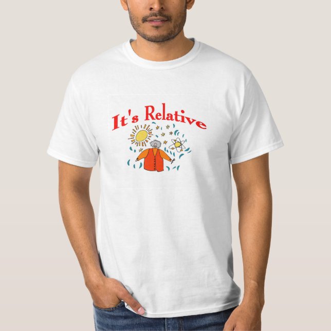 It's Relative, Math Space T-Shirt (Front)