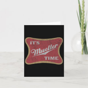 It's Robert Mueller Time Anti Trump Graphic Resist Card