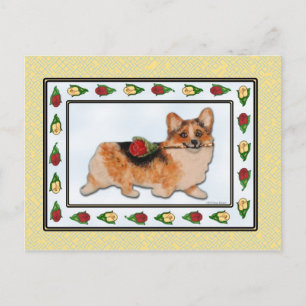 It's Rosie - Tri-colour Corgi Postcard