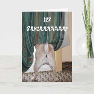 its santa! holiday card