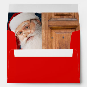 Its Santa Merry Christmas Greeting Card Name Envelope