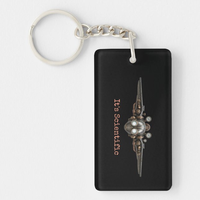 It's Scientific Dual Acrylic Keychain (Front)