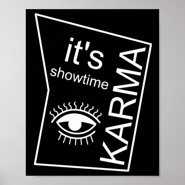 It's Showtime Karma  Poster (Front)