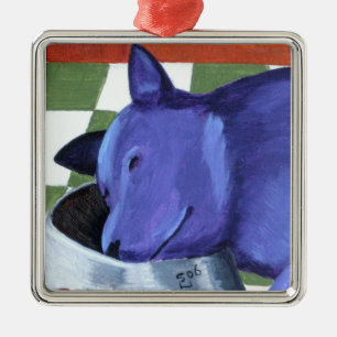 It's sixo'clock somewhere metal ornament