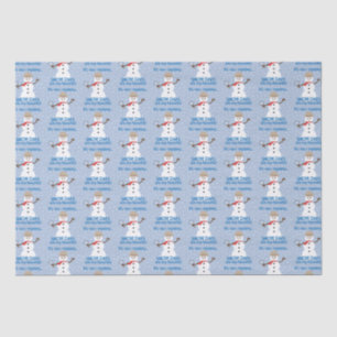 It's sNOw Mystery Detective Snowman Tissue Paper