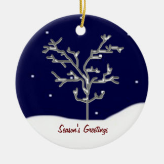 It's Snowing... Ceramic Ornament