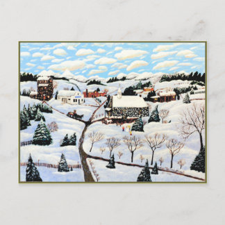 It's Snowing Postcard