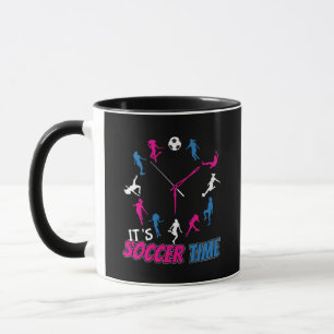 It's Soccer Time Girls Soccer Quote Mug