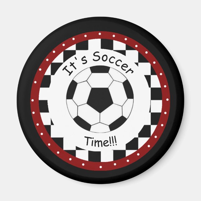It's Soccer Time!  Magnet (Front)