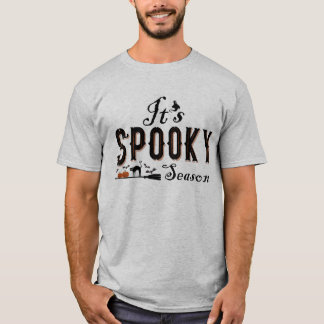 Its Spooky Season bats halloween pumpkin T-Shirt
