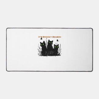 It's spooky season black cats Classic T-Shirt Desk Mat
