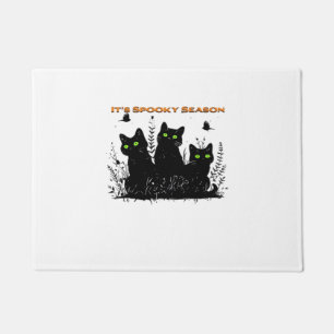 It's spooky season black cats Classic T-Shirt Doormat