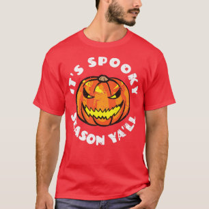 It's Spooky Season Ya'll Halloween Jack O Lantern T-Shirt