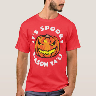 It's Spooky Season Ya'll  Halloween Jack O Lantern T-Shirt