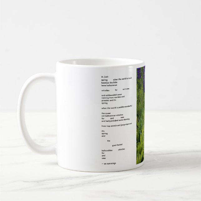 Its Spring Mug ee cummings poem (Left)