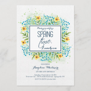 It's Spring Time Invitation