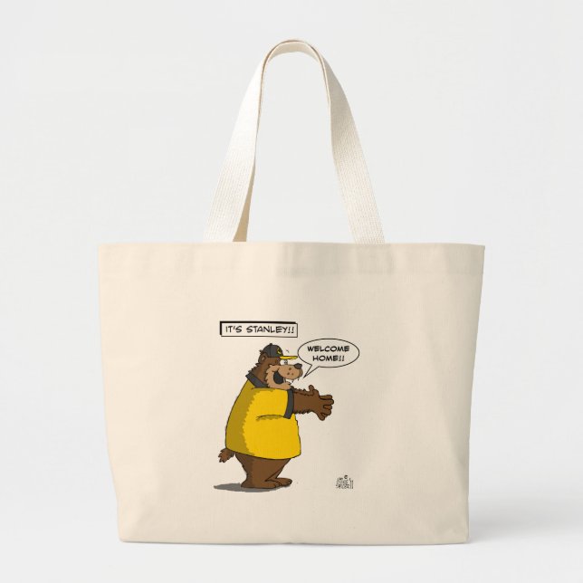 IT'S STANLEY !!!! LARGE TOTE BAG (Front)