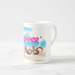 It's Summer Time Bone China Mug