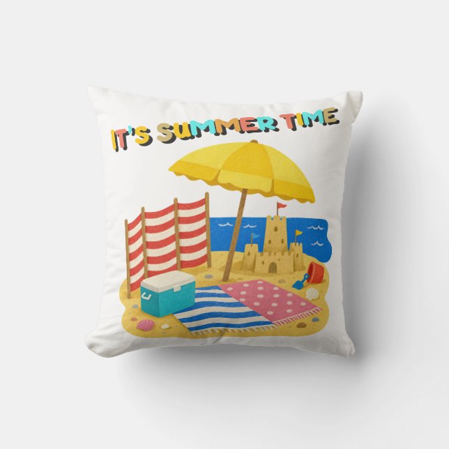 it's summer time cushion (Front)