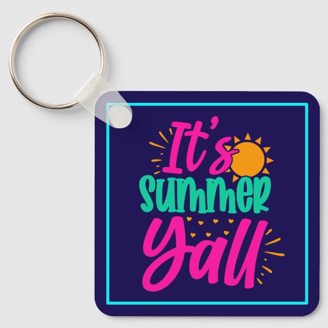 It's Summer Y'all-54808 Key Ring (Front)
