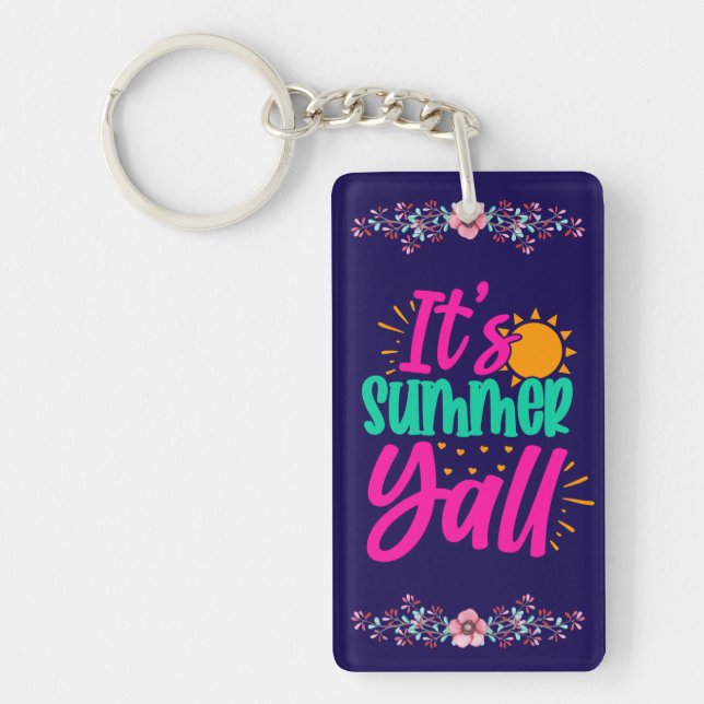 It's Summer Y'all-54808 Key Ring (Front)