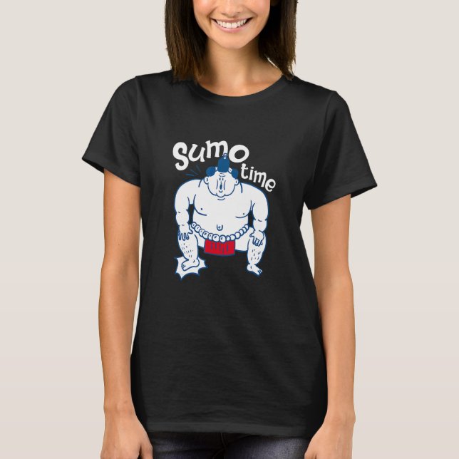 It's Sumo Time On My Country Wrestling Sumo T-Shirt (Front)