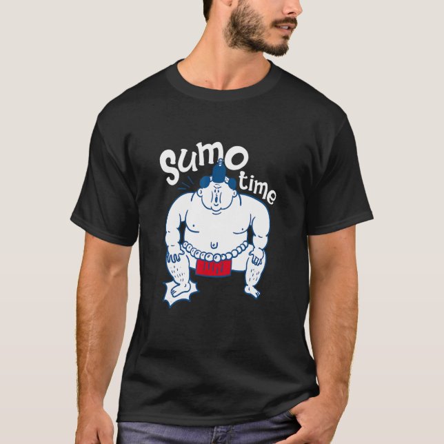 It's Sumo Time On My Country Wrestling Sumo T-Shirt (Front)