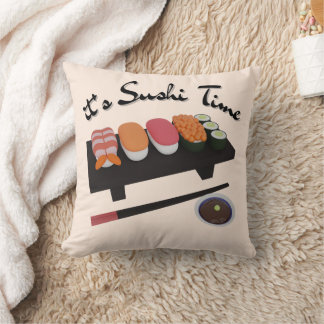 It's Sushi Time Cushion