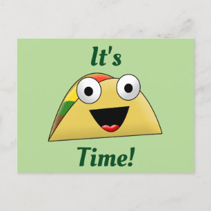 It's Taco Time   Taco Party Fiesta Invitation