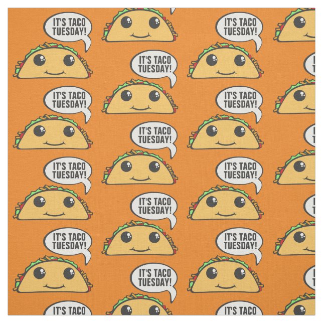 It's Taco Tuesday Fabric (Swatch)