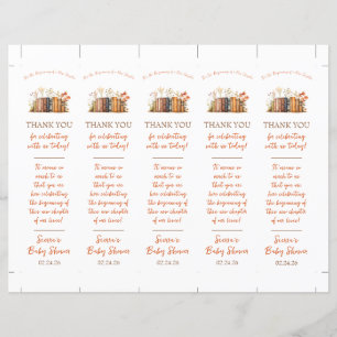 It's the Beginning of a New Chapter Bookmark Favor