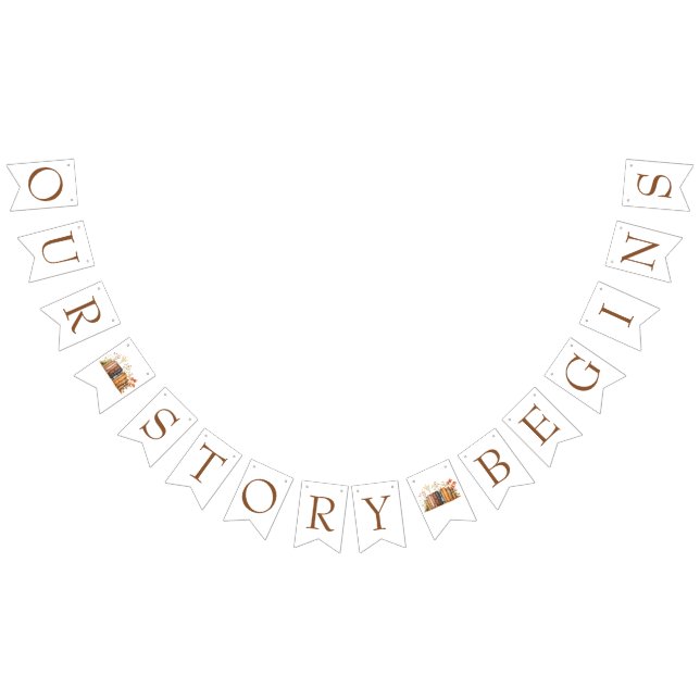 It's the Beginning of a New Chapter Bridal Shower Bunting (All)