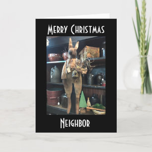 IT'S THE **CHRISTMAS RABBIT* HOLIDAY CARD