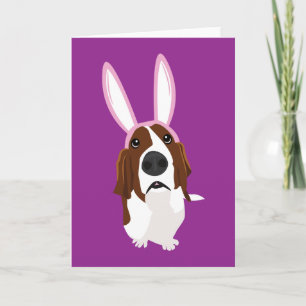 It's the Easter Basset Holiday Card