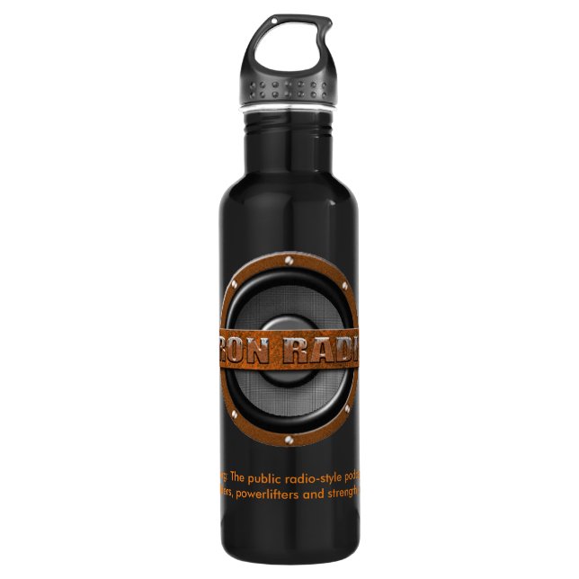 It's the IronRadio sports bottle! 710 Ml Water Bottle (Front)