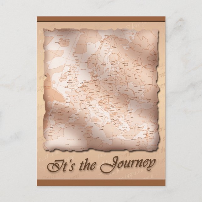 It's the Journey ~ Postcard (Front)