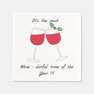 It's the most Wine-derful time of the Year Napkin