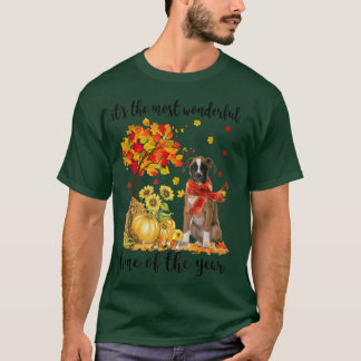Its The Most Wonderful Autumn Time Boer Pumpkin T-Shirt