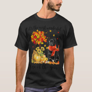 Its The Most Wonderful Autumn Time Pug Pumpkin T-Shirt