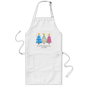 It's The Most Wonderful Time Christmas Long Apron