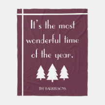 It's The Most Wonderful Time Dark Berry Holiday