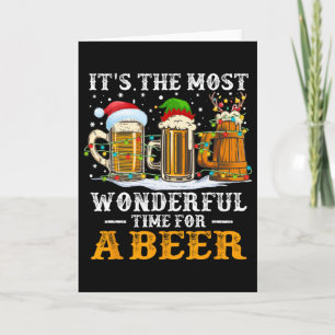 It's The Most Wonderful Time For A Beer Christmas Card
