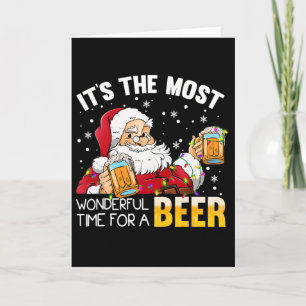 Its The Most Wonderful Time For A Beer Christmas S Card